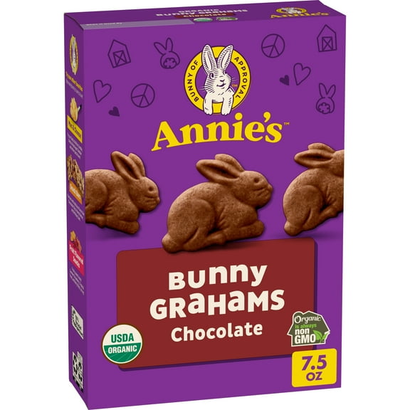 Annie's Organic Chocolate Bunny Graham Snacks, 7.5 oz
