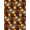 Brown, Pattern 19, variant on Design&I 8'x10' Washable Area Rug Record Abstract Vinyl Album Circular Groove Lines Musical Music for Living Room, Family Extra Large Skid-Resistant Low Profile