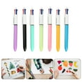 thumbnail image 2 of Peiiwdc 7Pcs Multicolored Pen 4-Color-in-1 Pen Retractable Ballpoint Pen, 1.0mm, Green, Blue,, 2 of 9