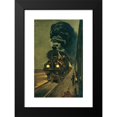 thumbnail image 2 of Klemens Brosch 16x24 Black Modern Framed Museum Art Print Titled - The Express Train (1924), 2 of 5