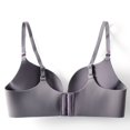thumbnail image 5 of Spdoo Women's Smoothing T-shirt Bra Push Up Thin Padded Gathering Seamless Wire Free Bra Lingerie Everyday Underwear, Gray 32/70B, 5 of 6