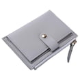 thumbnail image 1 of Cartera pequeña compacta Yinane con tarjetero y bolsillo con cremallera Gris, 1 of 8
