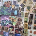 thumbnail image 3 of 200 pegatinas arte escritura SIGUJAYGE en papel antiguo para álbumes planificadores cuadernos kits y sellos postales diario, 3 of 3