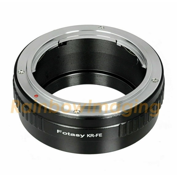 Fotasy KONICA AR lens to Sony E-Mount Mirrorless Camera Adapter, Compatible with  a7 A7r A7s II III IV a9 a9II a7c Alpha 1 ZV-E10 a6600 a6500 a6400 a6300 a6000 a5100 a5000 a3500 a3000