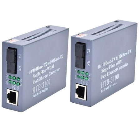 

Dioche Fiber Media Converter Ethernet Converter Stable For Parking Lot Access Security Monitoring Fiber-Optic Access And Television Transmission