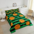 thumbnail image 4 of Erosebridal Sport Basketball Bedding King Comforter Set,Geometric Stripes Bedding Sets King with Comforter,Breathable Comforter Sets King Size,Stars Decor, 4 of 8