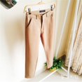 thumbnail image 2 of Pantalon Crayon Couleur Bonbon Mignon Streetwear en Coton Extensible Taille Fine Droit, 2 of 6