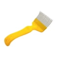 thumbnail image 2 of Honeycomb Uncapping Fork Professional Honey Uncapping Fork Stainless Steel Tines Yellow, 2 of 8
