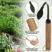 Grampa's Garden Hook - Weed Puller Tool & Gardening Hand Cultivator - Versatile Tool That Functions as a Cultivator, Hand Tiller, Weeder, & Edging Tool - Lightweight & Durable To Use