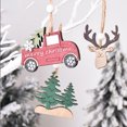 thumbnail image 4 of Bearachild 3 piezas de adornos para árboles de Navidad interesantes colgantes de vacaciones para el hogar DIY colgante de Navidad accesorio de Kits de decoración para fiestas, 4 of 5