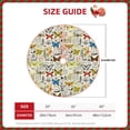 thumbnail image 2 of Fotbe Insects And Medicinal Herbs Pattern Christmas Tree Skirt, Tree Skirts Plush Christmas Decorations, Christmas Tree Skirts Xmas Decorations Holiday Party Decor-48", 2 of 6