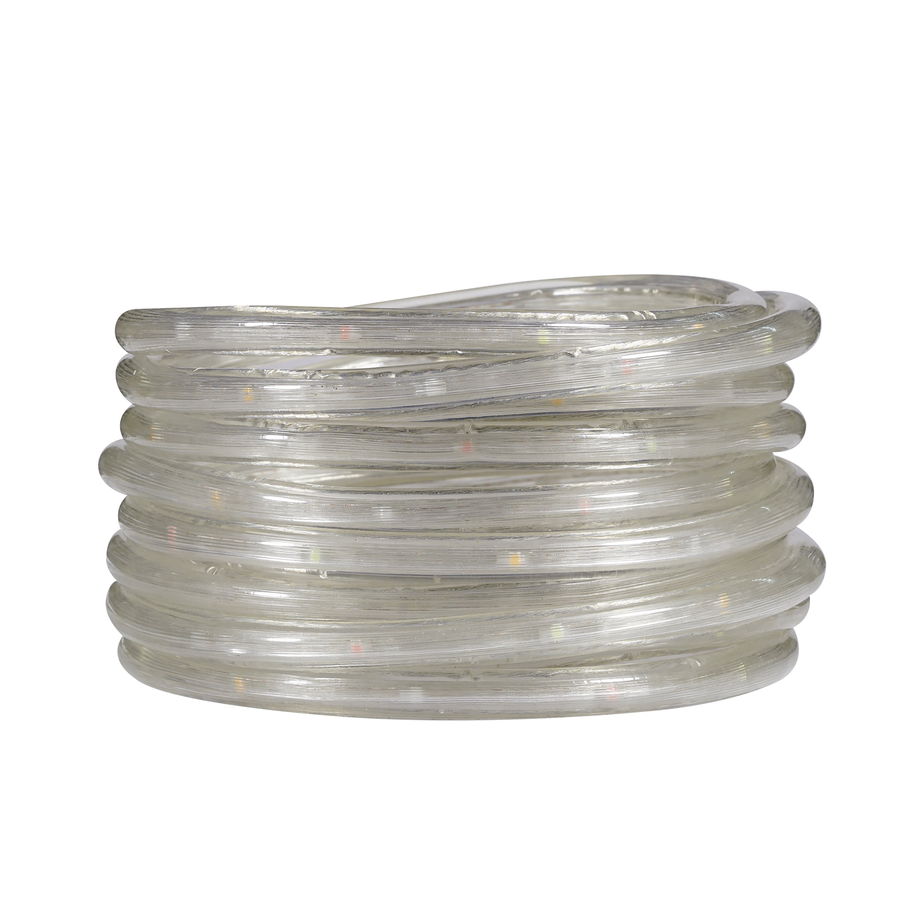 Indoor/Outdoor LED Super Bright Christmas Rope Lights, Multicolor, White Wire, 18', by Holiday Time