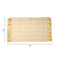 thumbnail image 3 of Handwoven Fern Rug 30" X 48" Gold - Set of 2, 3 of 4