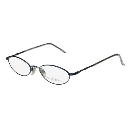 - New Byblos 780 Womens/Ladies Designer Full-Rim Navy / Transparent Simple & Elegant Hip Made In Italy Frame Demo Lenses 49-17-135 Eyeglasses/Eye Glasses