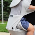 thumbnail image 2 of Ultimate Comfort Hip Seat Baby and Child Carrier With 9 Ways To Wear in Light Gray Dove, 2 of 7