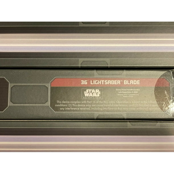Disney Star Wars Galaxy's Edge 36 Inch Legacy Lightsaber Blade with Box