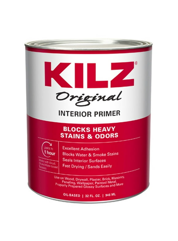 Kilz Original QT Oil Based Primer/Sealer & Stain Killer, Each