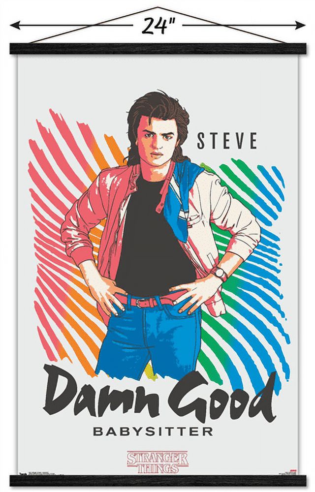 Netflix Stranger Things: Season 2 - Babysitter Wall Poster with Magnetic Frame, 22.375" x 34"