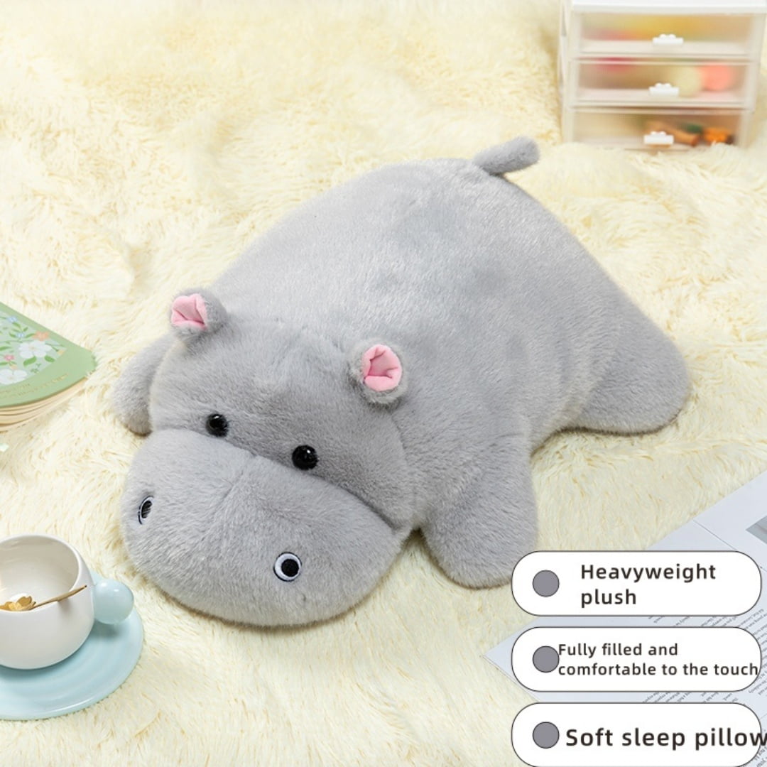 Soft Weighted Stuffed Animals for Anxiety Stress Relief- Cute Plush Cow Dinosaur Lion Animal Throw Pillow Gift
