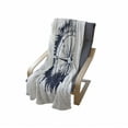 thumbnail image 4 of Northwoods Soft Flannel Fleece Blanket, Antique Compass in the Night Forest Tattoo Art in Boho Style Travel, Cozy Plush for Indoor and Outdoor Use, 60" x 80", Dark Blue and Coconut, by Ambesonne, 4 of 6