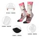 thumbnail image 5 of Balery Flower White Cow Calcetas Largas con Estampado para Hombre y Mujer – Suaves y Transpirables, Talla Única (US 5-11), 5 of 6