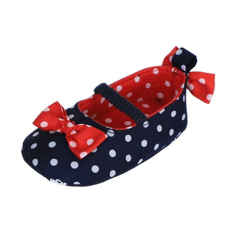

JDEFEG Toddler Running Shoes Boys Dot Girls Bowknot First Walkers Sole Baby Soft -Slip Shoes Baby Shoes Light Up Shoes 4C Toddler Shoes Baby Shoes Toddler Shoes Baby Shoes Blue 12