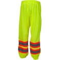 thumbnail image 2 of Pyramex RMP10 Supplemental Class E Hi-Vis Lime Pants with Contrasting Trim, Hi-Vis Lime, 4XL/5XL, 2 of 3