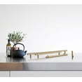 thumbnail image 7 of Goo-Ki 12.6''(320 MM) Hole Centers Champagne Bronze T Bar Cabinet Pulls, Luxury Zinc Alloy Cabinet Handles with Knurled for Dresser,Drawer,and Cupboard,6 Pack, 7 of 7