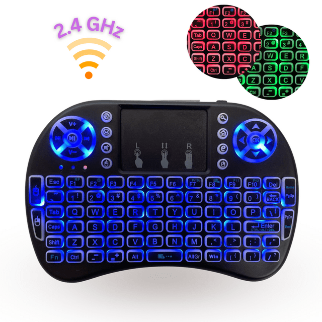 Mini Teclado Inalámbrico USB DOSYU DY-KM03 con Panel Táctil Touchpad