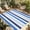 White Blue, variant on Teal Brown Striped Outdoor Rug for Patio/Deck/Porch, Non-Slip Large Area Rug 3 x 5 Ft, Farmhouse Stripes Simple Art Indoor Outdoor Rugs Washable Area Rugs, Reversible Camping Rug Carpet Runner