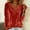 Red, variant on Women's Fall Winter Velour Blouse - Cowl Neck Ruched Drape Slim Fit Long Sleeve Pullover Top for Holiday Party