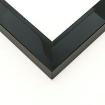 36x24 Frame Black Solid Wood Picture Frame Width 1.625 Inches | Interior Frame Depth 0.6875 Inches