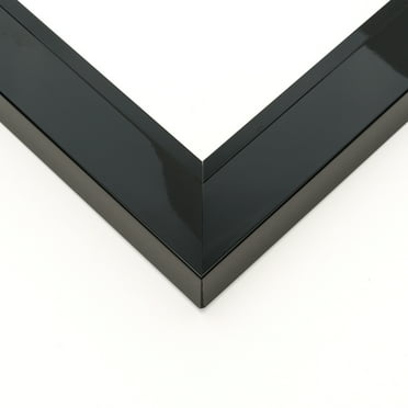 36x24 Frame Black Solid Wood Picture Frame Width 1.625 Inches | Interior Frame Depth 0.6875 Inches