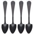 thumbnail image 1 of Coofit 4PCS Fruit Spoon Sawteeth Stainless Steel Spoon Flatware Spoon for Grapefruit, 1 of 10