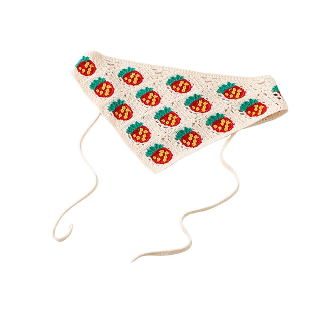 Womens Printed Headscarf Accessories Knitted Lace Headband