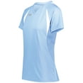 thumbnail image 2 of High5 Ladies Color Cross Jersey 342232 Columbia Blue/White 3Xl, 2 of 5