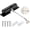 Black, variant on Automatic Door Closer, Zinc Alloy Safety Spring Door Closer Adjustable 30 kg Closing Door Hinge (Black)
