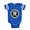 Royal Blue, variant on CafePress - Monogram Medallion R - Cute Infant Baby Football Bodysuit