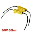 thumbnail image 3 of Xotic Tech 1 Pair 50W 6Ohm Load Resistors For LED Bulbs Turn Signal Lights Hyper Flash Fix Error Canceller, 3 of 9