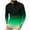 Green, variant on Shirts for Men Fashion Big and Tall Long Sleeve Gradient Color Quarter Zip Shirt Causal Loose Sport Pullover