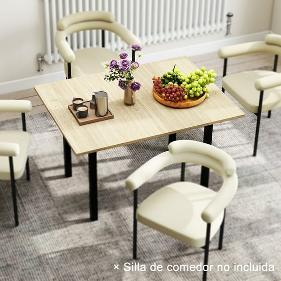 Mesa de Comedor Plegable FurnitureR MARLOWE Beige 2-4 Personas