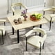 thumbnail image 1 of Mesa de Comedor Plegable FurnitureR MARLOWE Beige 2-4 Personas, 1 of 7