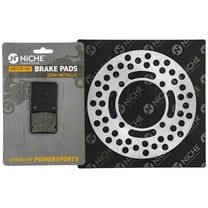 Niche Rear Right Brake Rotor Pad Kit for Kawasaki Suzuki 43082-0043 59100-38870 MK1006753