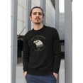 thumbnail image 2 of Great Experience Eagle Head Sweatshirt Men -Image by Shutterstock, Male x-Large, 2 of 4