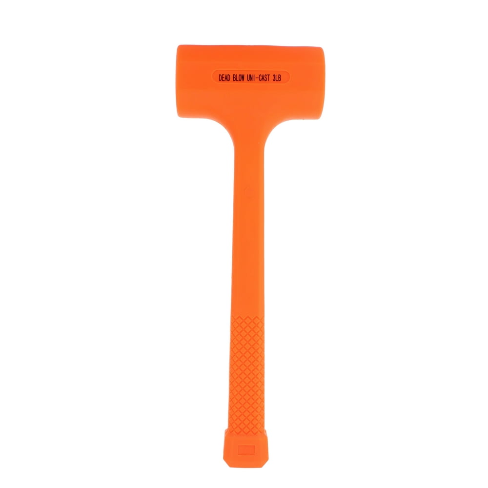 ABN Dead Blow Hammer 3 lb Pound Mallet with NonMarring Rubber Coating