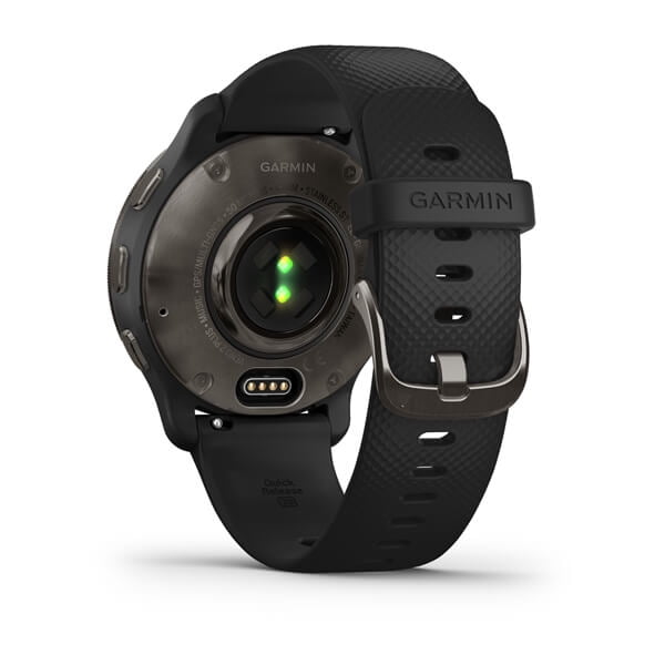 2 Venu GPS 010-02496-01 Case Slate Bezel Plus - Garmin Black with Smartwatch