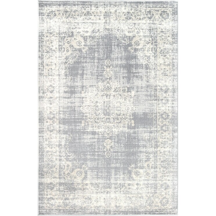 Rugs America Riley Collection Driftwood Gray RY30A Vintage Transitional Area Rug 8'0"x10'0"