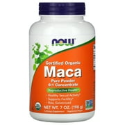 Now Foods Certified Organic Maca, Pure Powder, 7 oz (198 g)