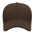 thumbnail image 4 of Baseball Cap Women CQXIDFH Unisex Knitted Baseball Cap, Warm Sun Protection Hat, Hip Hop Casual Headwear for Beach Daily, Hijab Cap (Coffee, One Size), 4 of 5