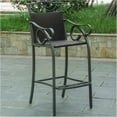 thumbnail image 1 of Bowery Hill Tabouret de Bar de Patio en Chocolat (Ensemble de 2), 1 of 1